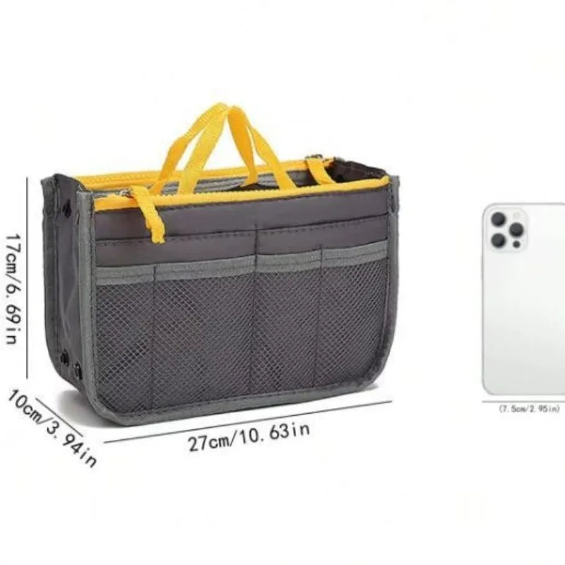 Felt Handbag Organiser Insert with Double-Folding Sides