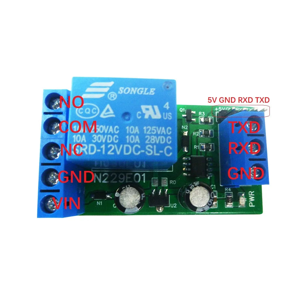 Módulo de relé USB único o TTL