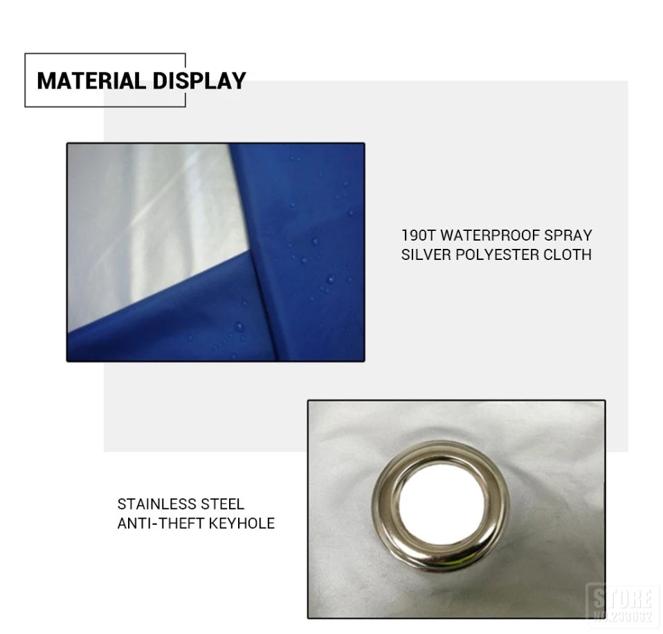 Motorcycle Cover Waterproof Moto Rain Cover Dustproof UV Protective Outdoor Indoor Motocross Scooter Motorbike Cover All Season