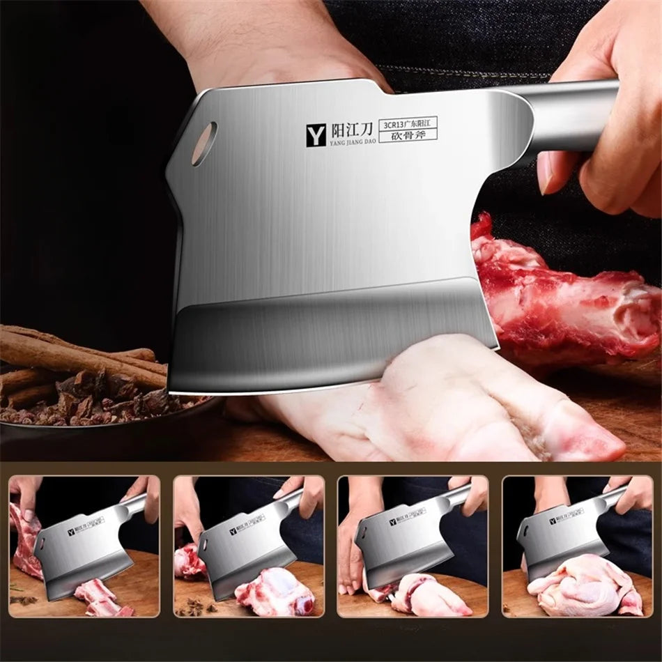 Special Knife For Cutting Chopping Forged Bone Cutting Knife Thickened And Weighted
