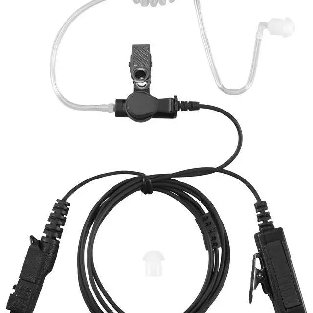 Motorola MTP -sarjan akustisen putken kuuloke PTT-painikkeella