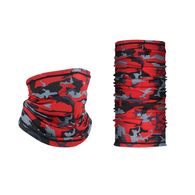 Bandana de sport extérieur tube militaire écharpe pêche cyclisme tactique randonnée couvre-visage cache-cou demi-masque bandeau hommes femmes