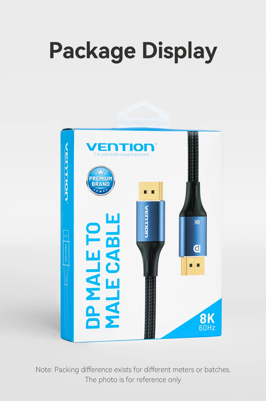 DisplayPort Cable - DP 1.2 and 1.4 Options