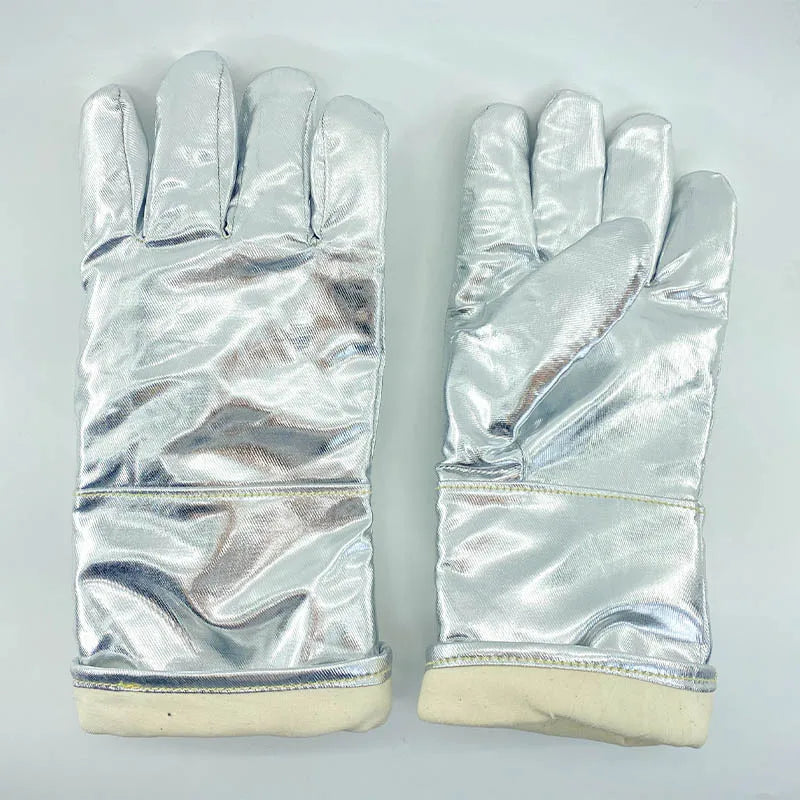 Heat Resistant Aluminized Gloves for Welding and Firefighting