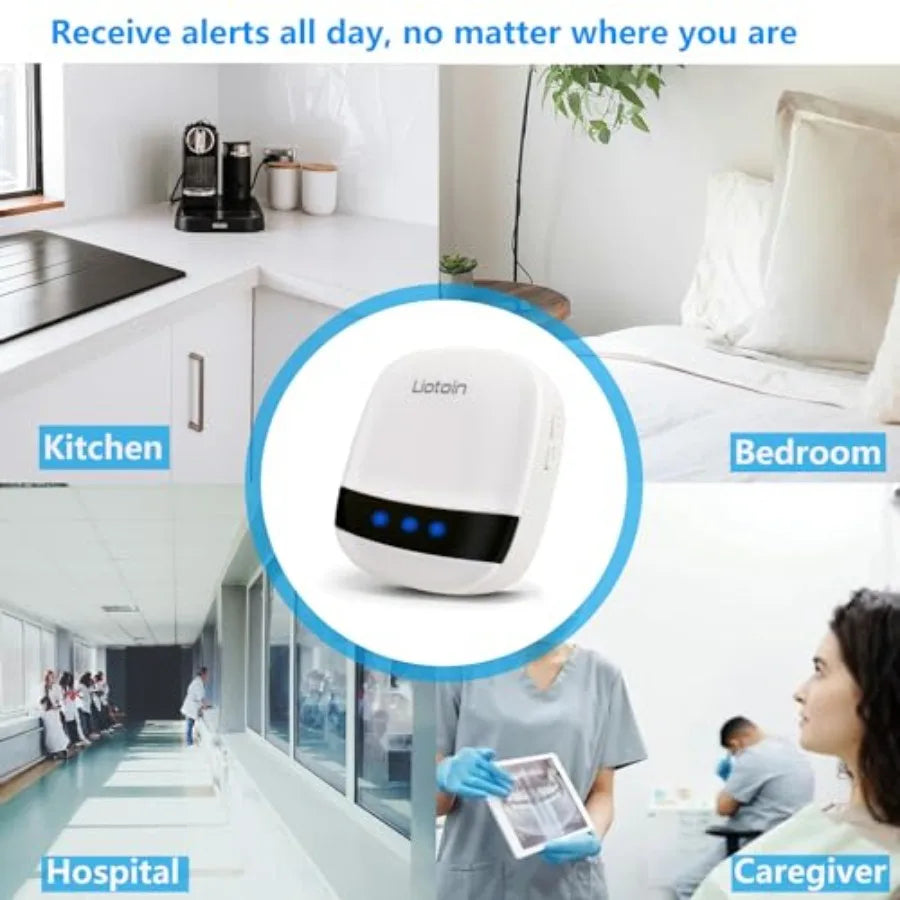 Wireless SOS Call Button Pager System for Caregiver Support