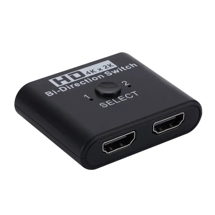 2 Ports Bi-Direction HDMI-compatible Video Switcher High Speed 4K 60Hz HDMI Splitter 2 in 1 out HDMI Switch 1x2/2x1 HUB Adapter