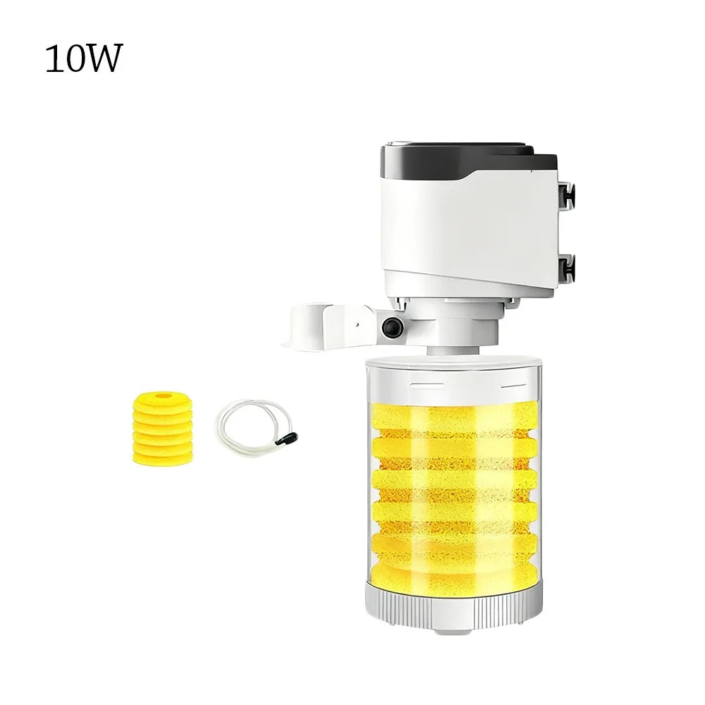 Internal Aquarium Filter Pump, 5W–30W Options