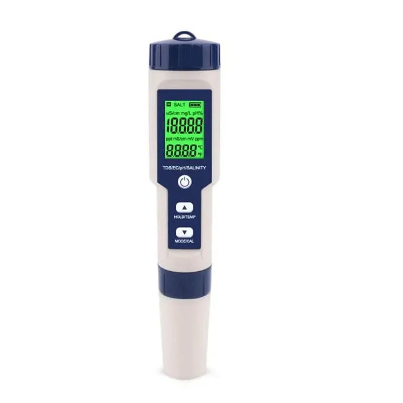 Five-in-One Digital Water Quality Tester
