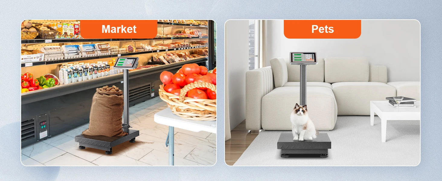 Digital Platform Scale 660 lbs High Accuracy Price Computing Display