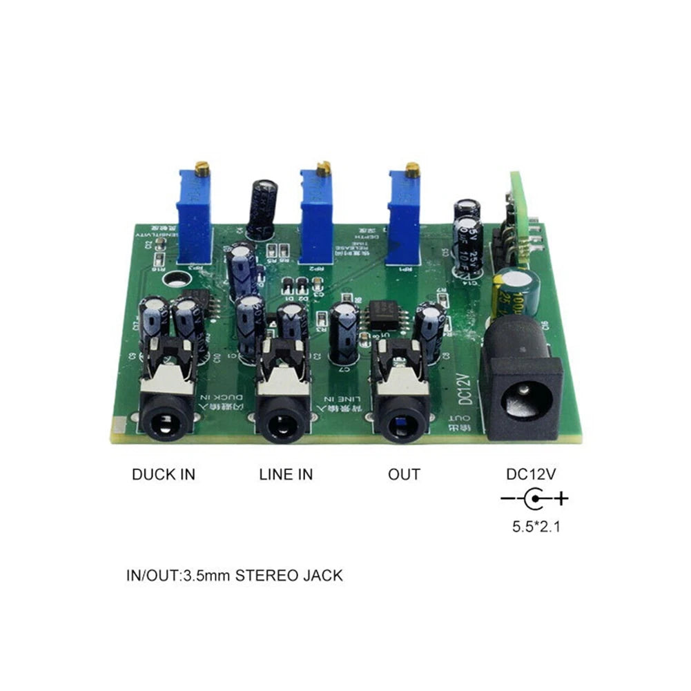 Modulo circuito di priorità audio con attenuazione automatica