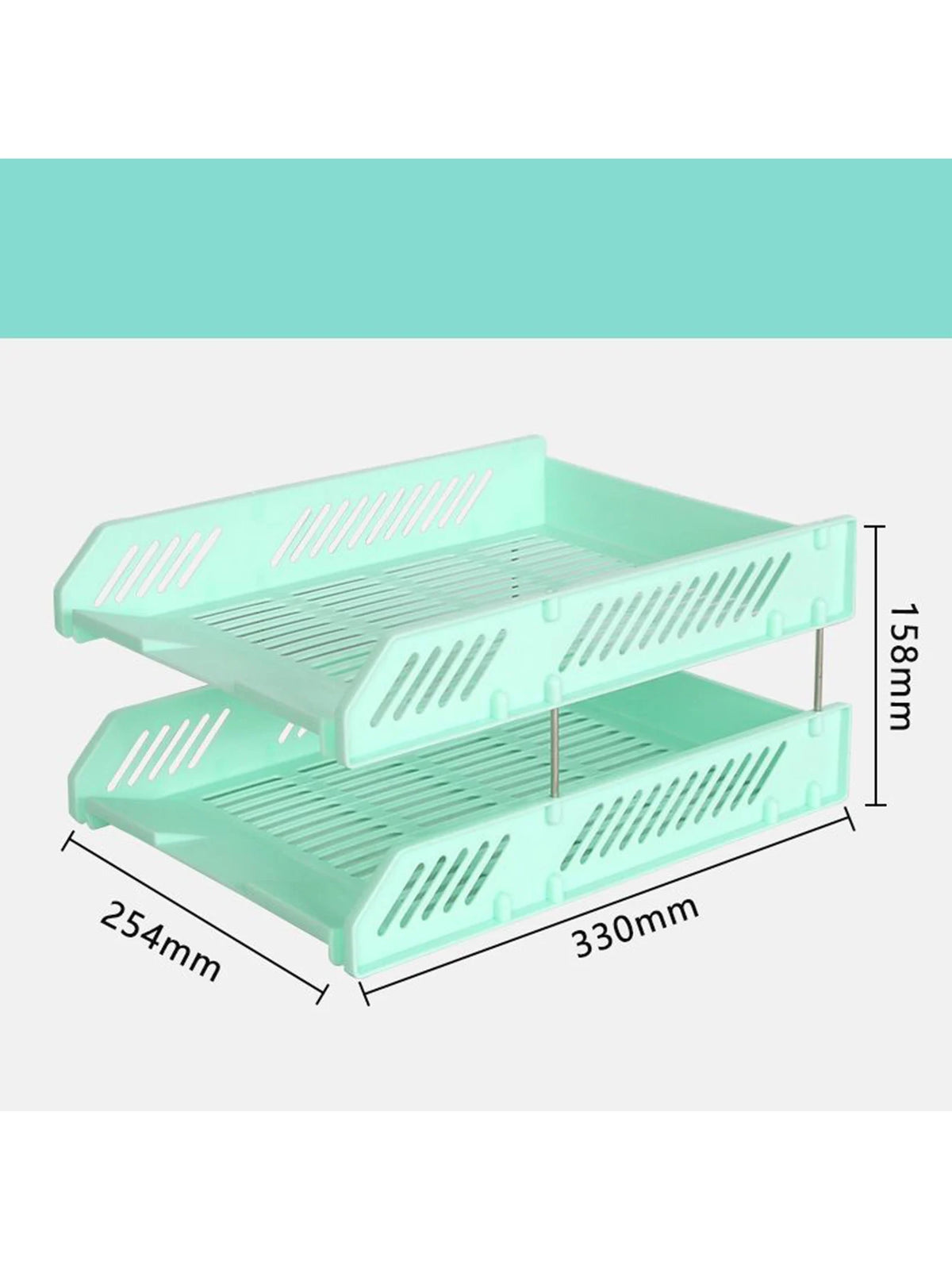 Two-Level A4 Document Tray, Colour Options