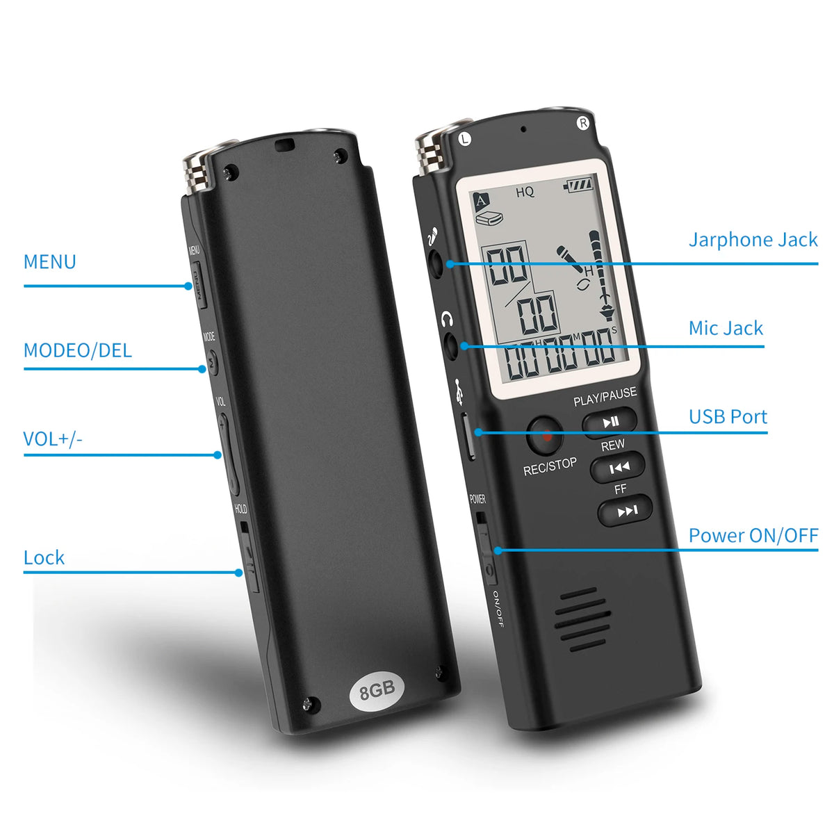 Digital Voice Recorder with Playback