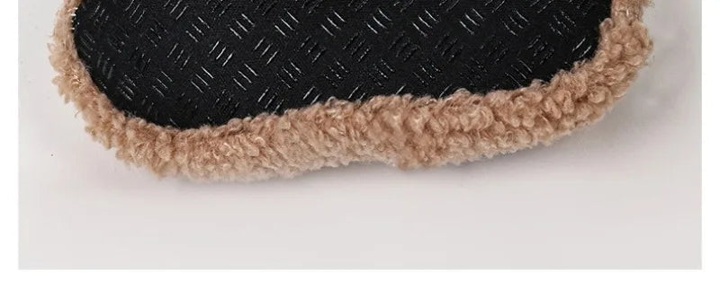 Autumn Winter Baby Slippers with Plush Anti‑Slip Comfort