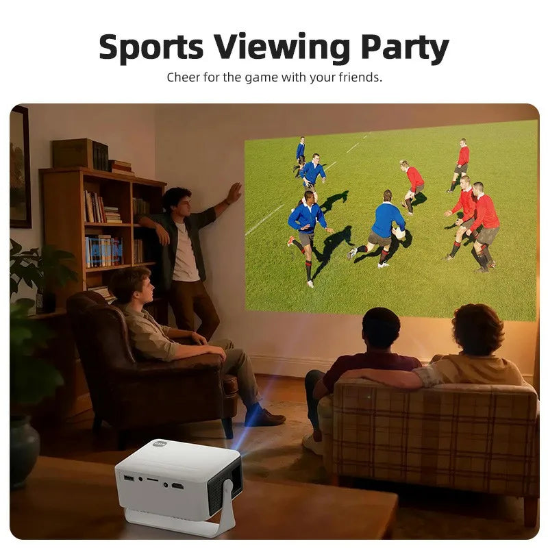 AUN Y3 Projector Portable Home Theater MINI Projector Video 3D Smart TV Cinema IPhone Cable Mirror For Full HD 4K Video Via HDMI