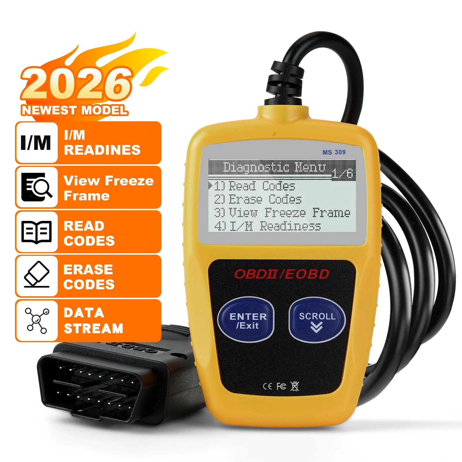 OBD2 Diagnostic Scanner Code Reader