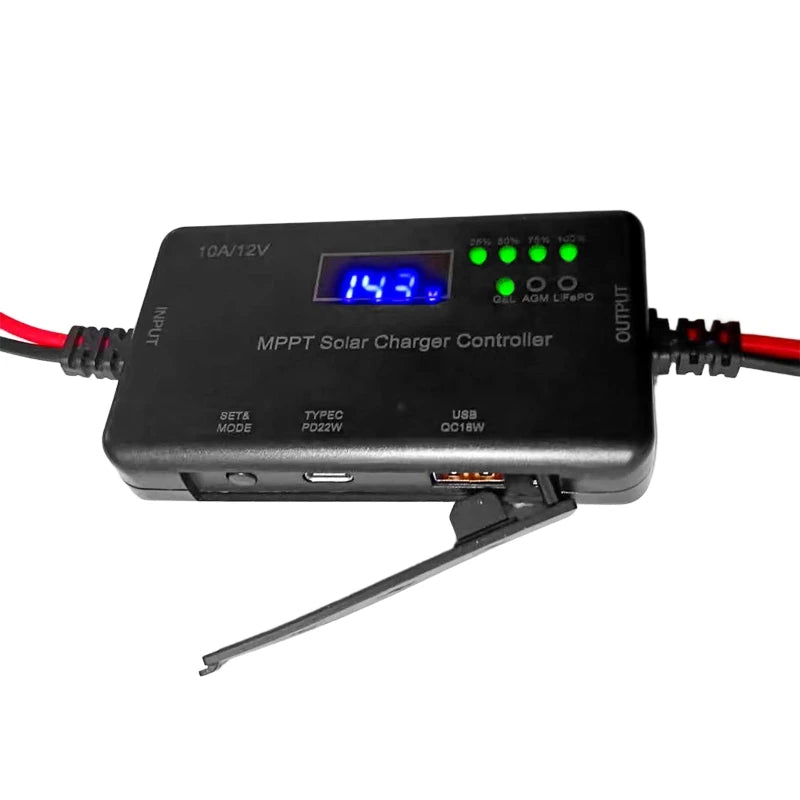 12 V Solar Charge Controller with USB Output