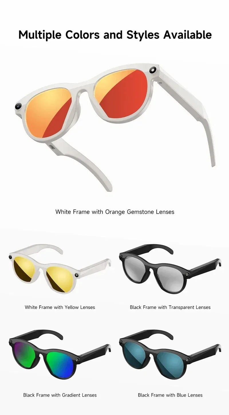 AI Smart Glasses with 8K Camera, Translation & Bluetooth Calls
