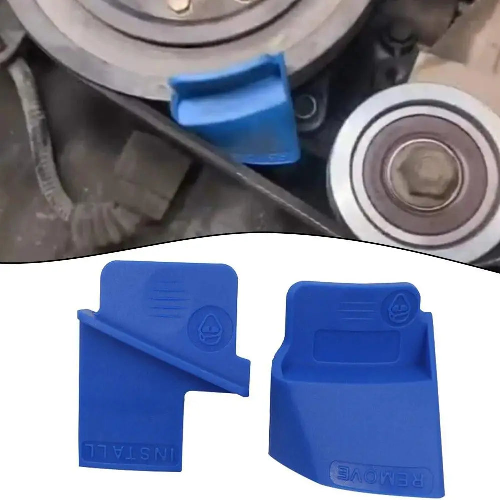 2pcs Retractable Belt Service Removal and Installation Set Automotive Ribbed Drive Belt Removal Aid Removal & Installation Tool