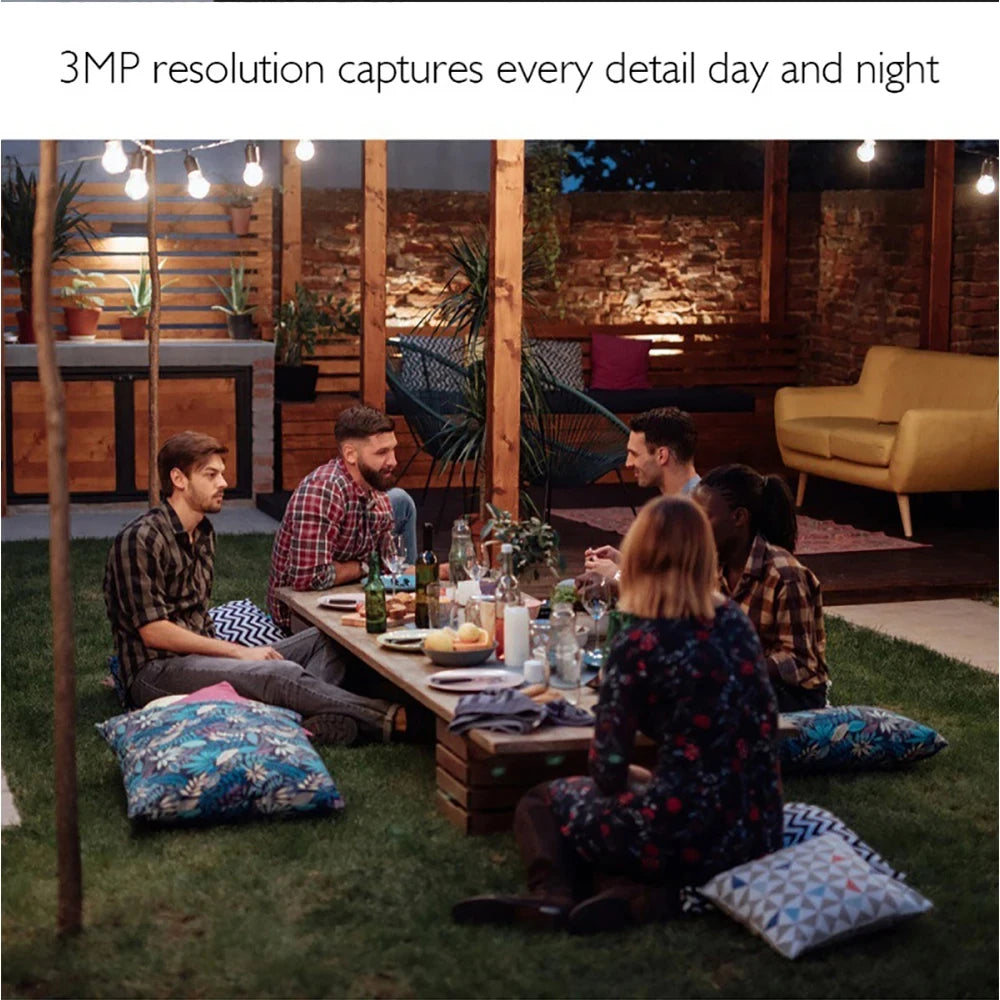 2K 5MP Solar Security Camera with Color Night Vision