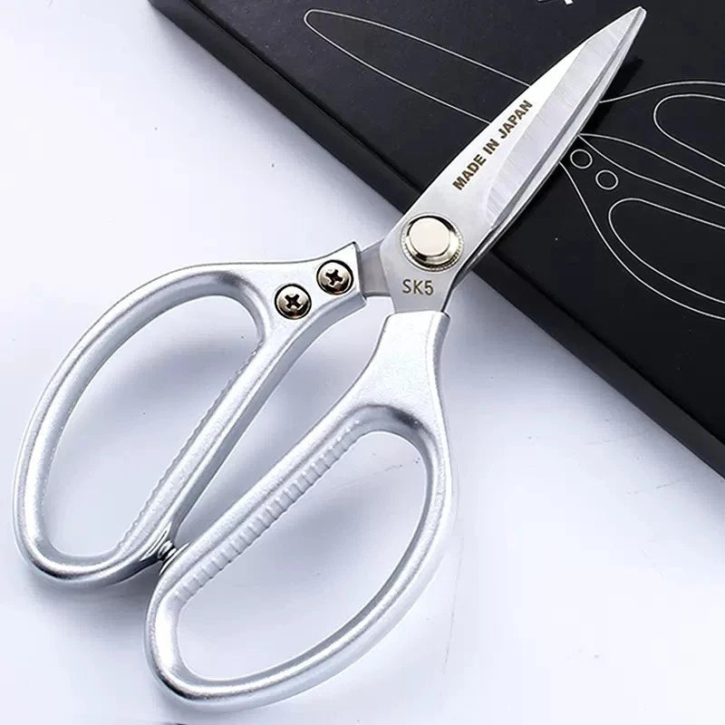 Professional 8.5-inch kitchen scissors with a variety of handle materials to choose from; multi-functional tool food scissors