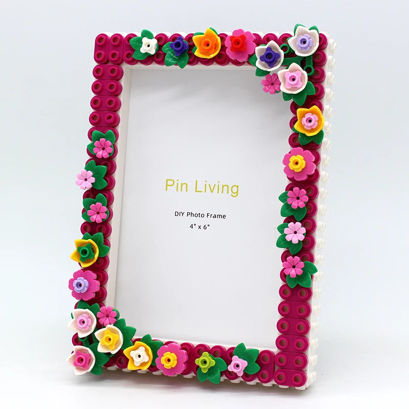 DIY Building-Block Photo Frame Kit, 6 or 7 Inch