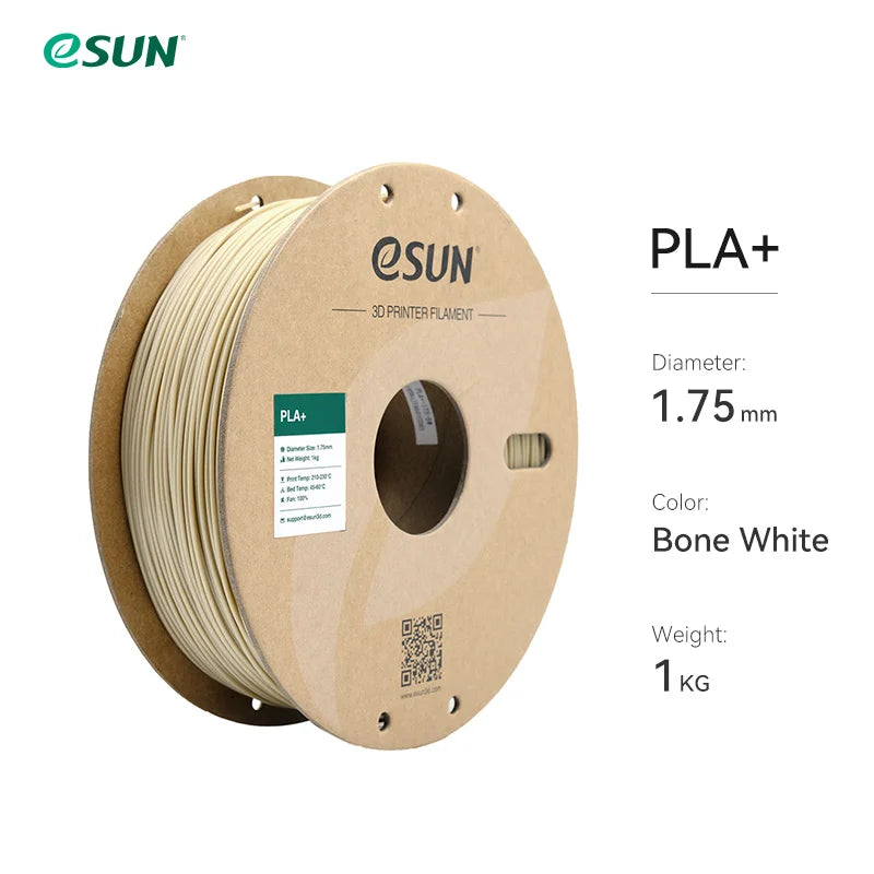 Filamento PLA+ para impressora 3D, 1.75 mm, bobina de 1 kg