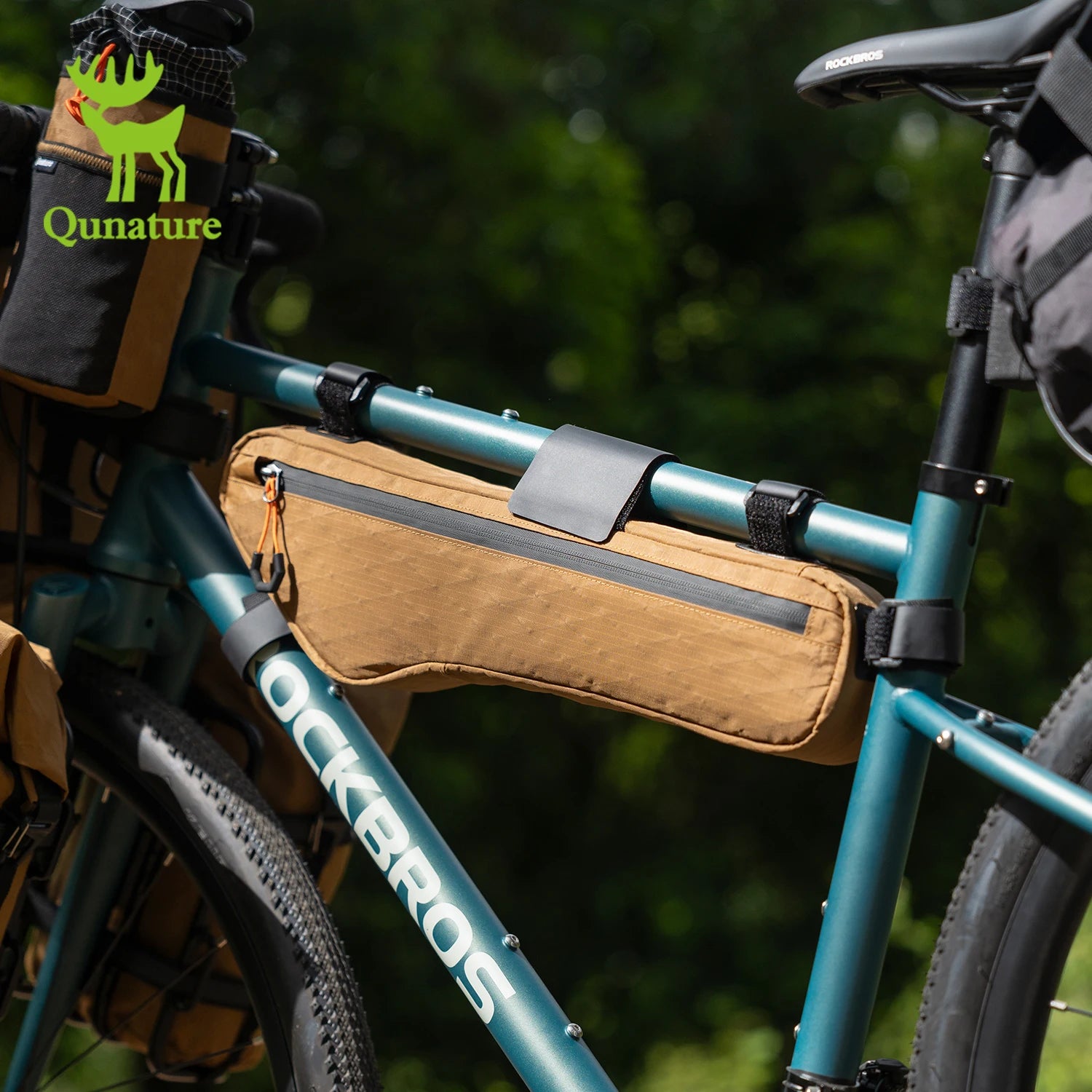 Borsa da Telaio per Bicicletta Impermeabile Grande Capacità per il Trasporto Ciclistico