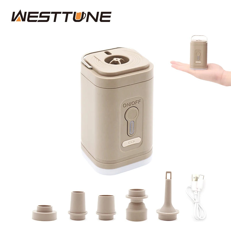 Mini pompe à air rechargeable avec lumière