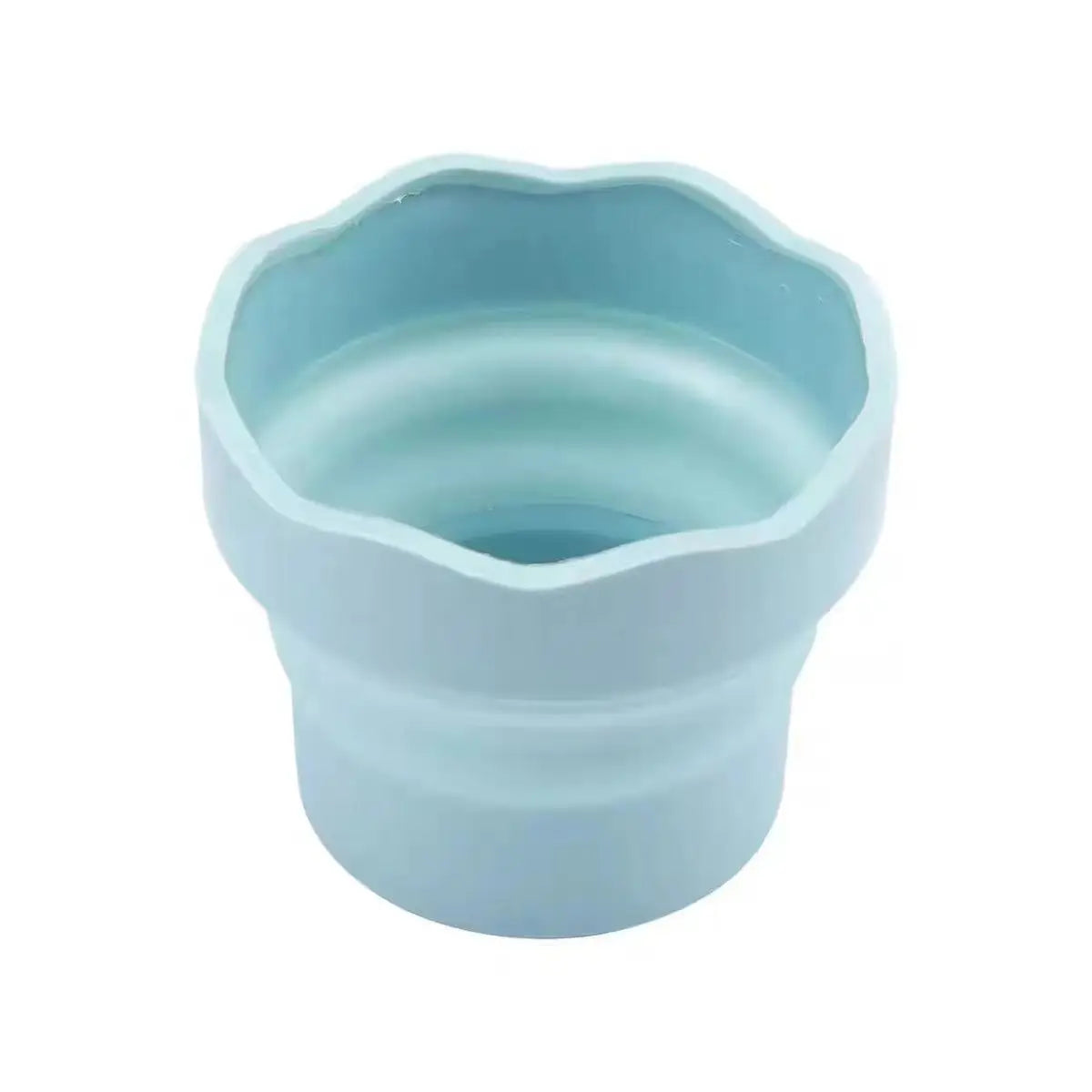 Taza plegable de silicona para lavar pinceles