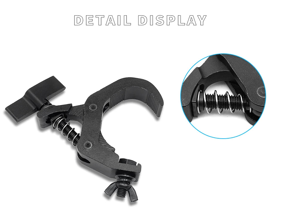 Odolná sada svoriek na háky pre ťažké osvetlenie na pódiu