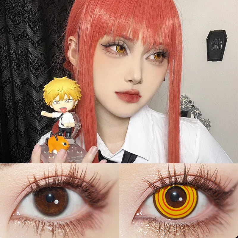 Yellow Coloured Contact Lenses - Pair