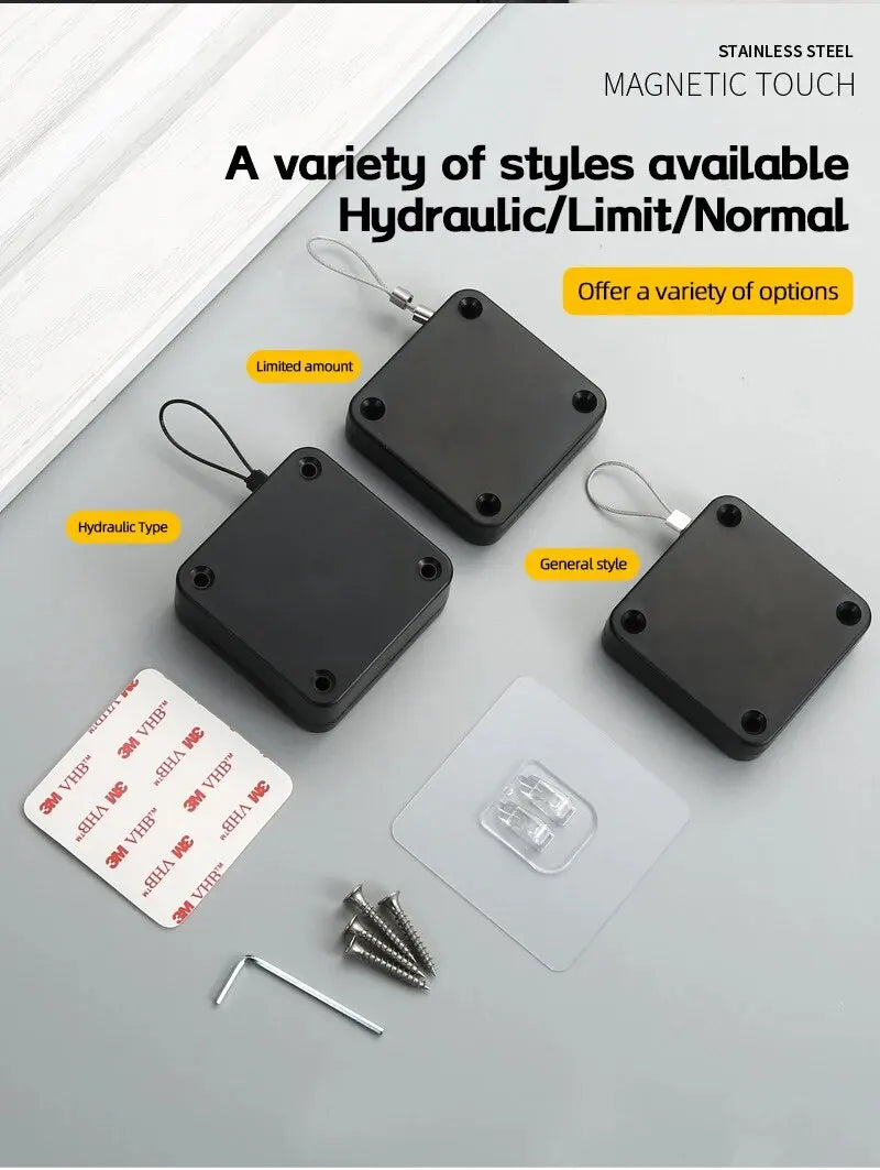 Cerrador de puerta con cordón - Opciones de fuerza de tracción