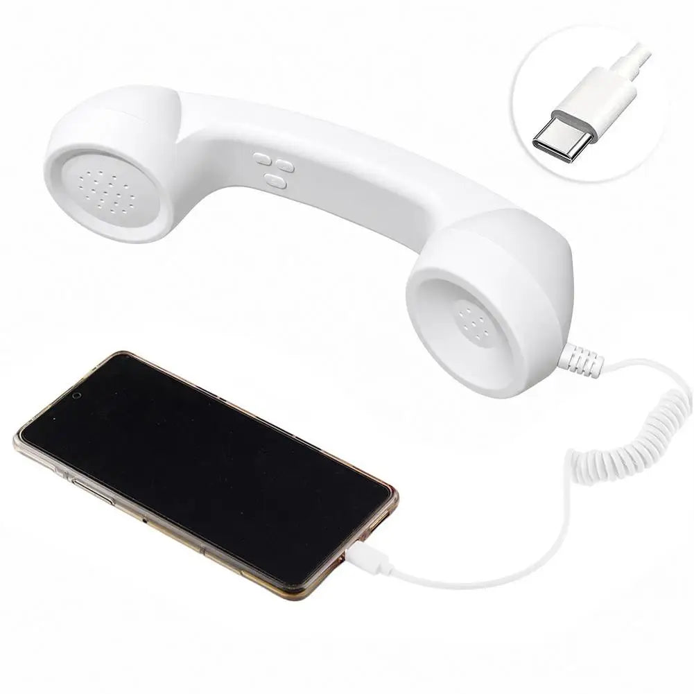 Auricular telefónico con micrófono y conector Type-C