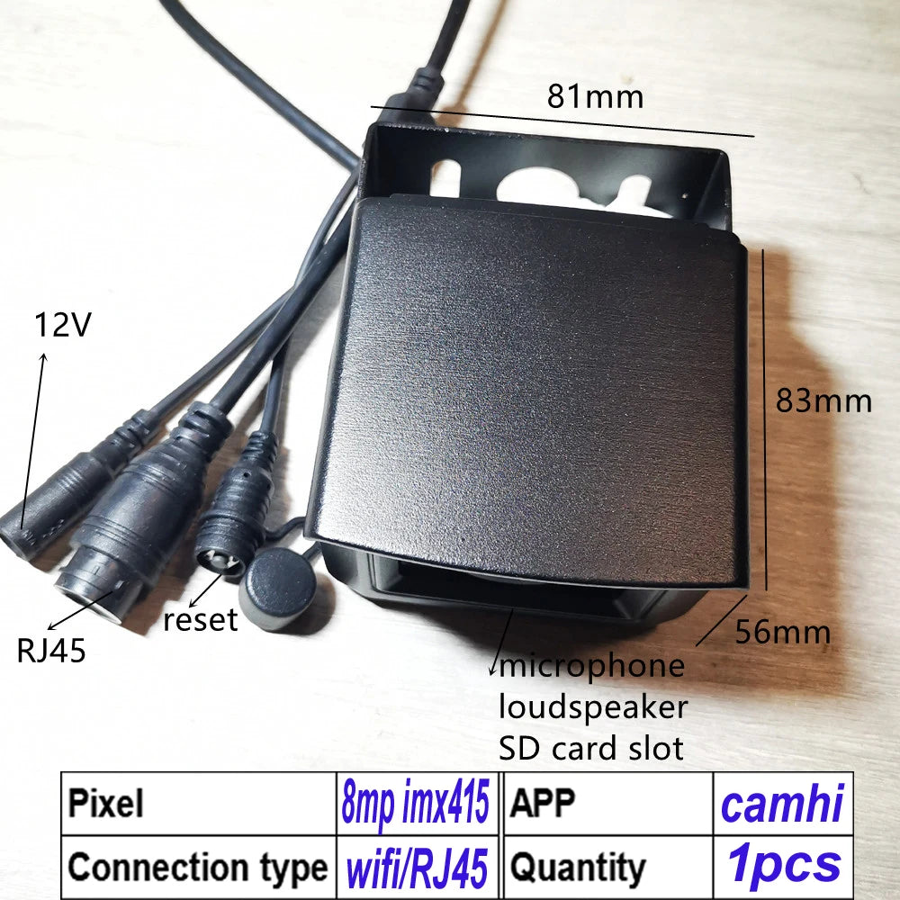 4G 4K 8MP Zewnętrzna Kamera Bezpieczeństwa IP WiFi