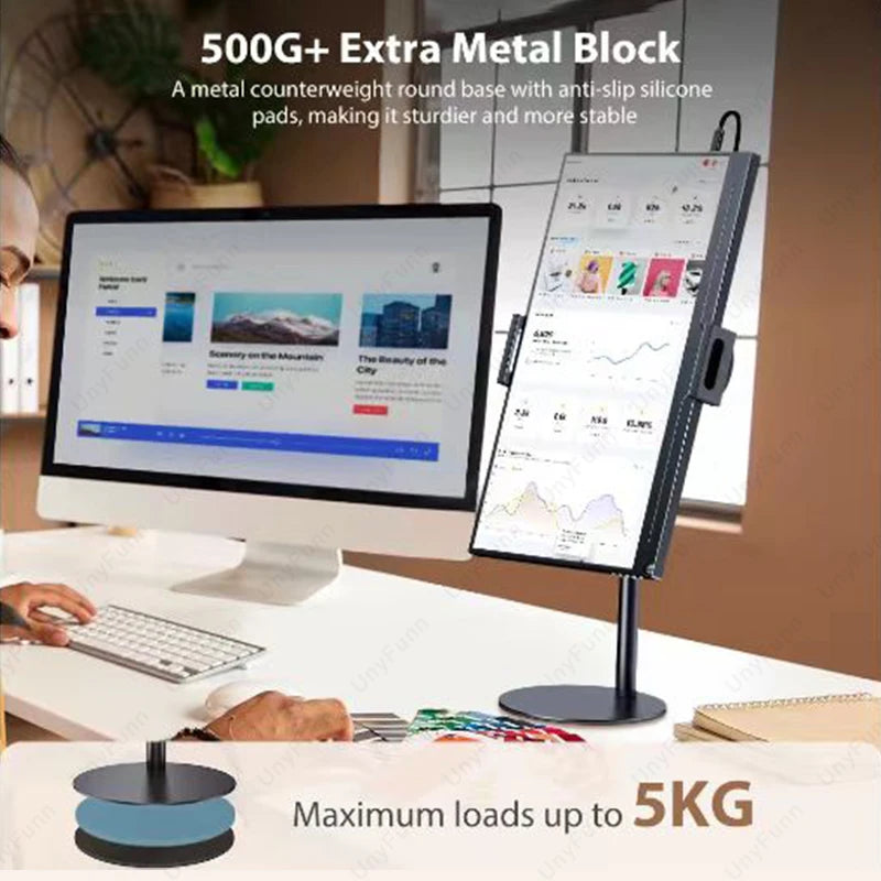 Adjustable Desktop Stand for Portable Displays