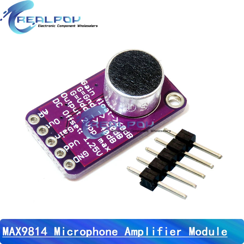 Платка за усилвател на микрофон MAX9814 / MAX4466