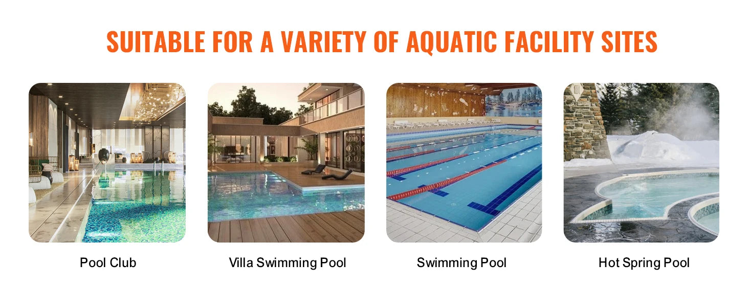 SucceBuy poolsreje håndgreb i rustfrit stål med baseplade til indendørs/udendørs swimmingpool sikkerhedsgelænder med grebscover til dækkene