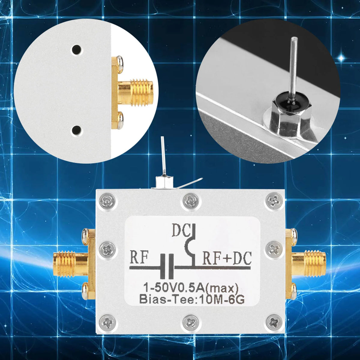 10MHz-6GHz bredbånd RF-bias-te