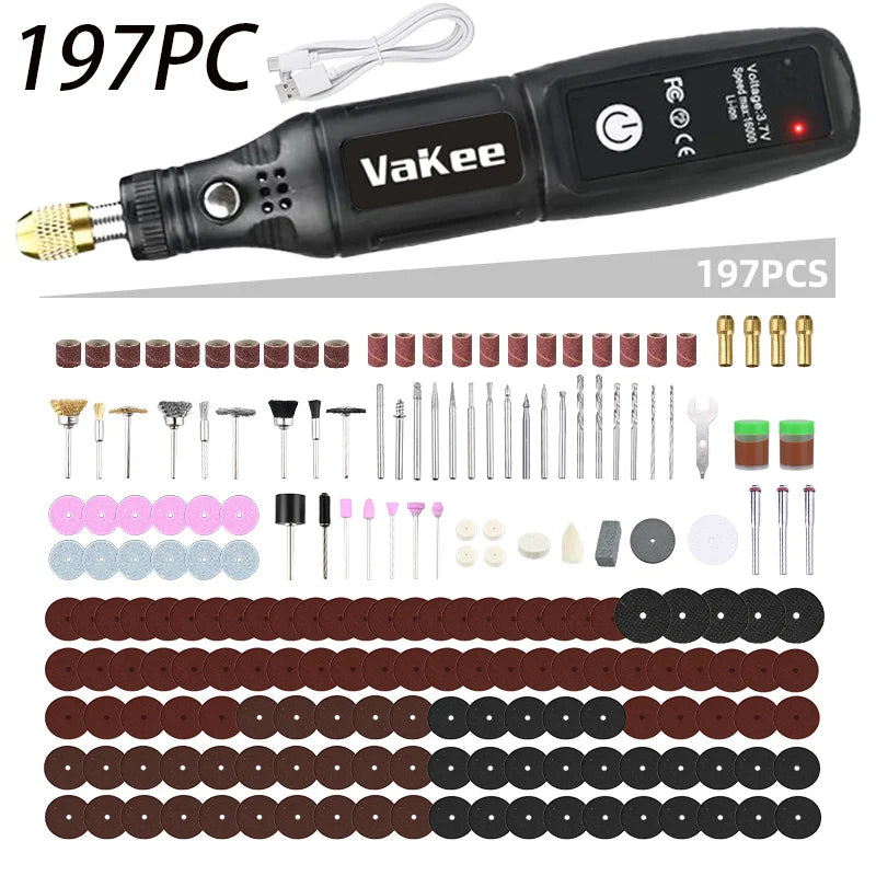 Rechargeable Mini Rotary Tool and Engraving Pen