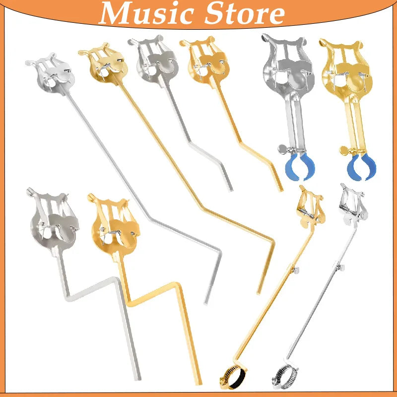 Portable Marching Music Stand for Clarinet, Trumpet, Flute and Sax