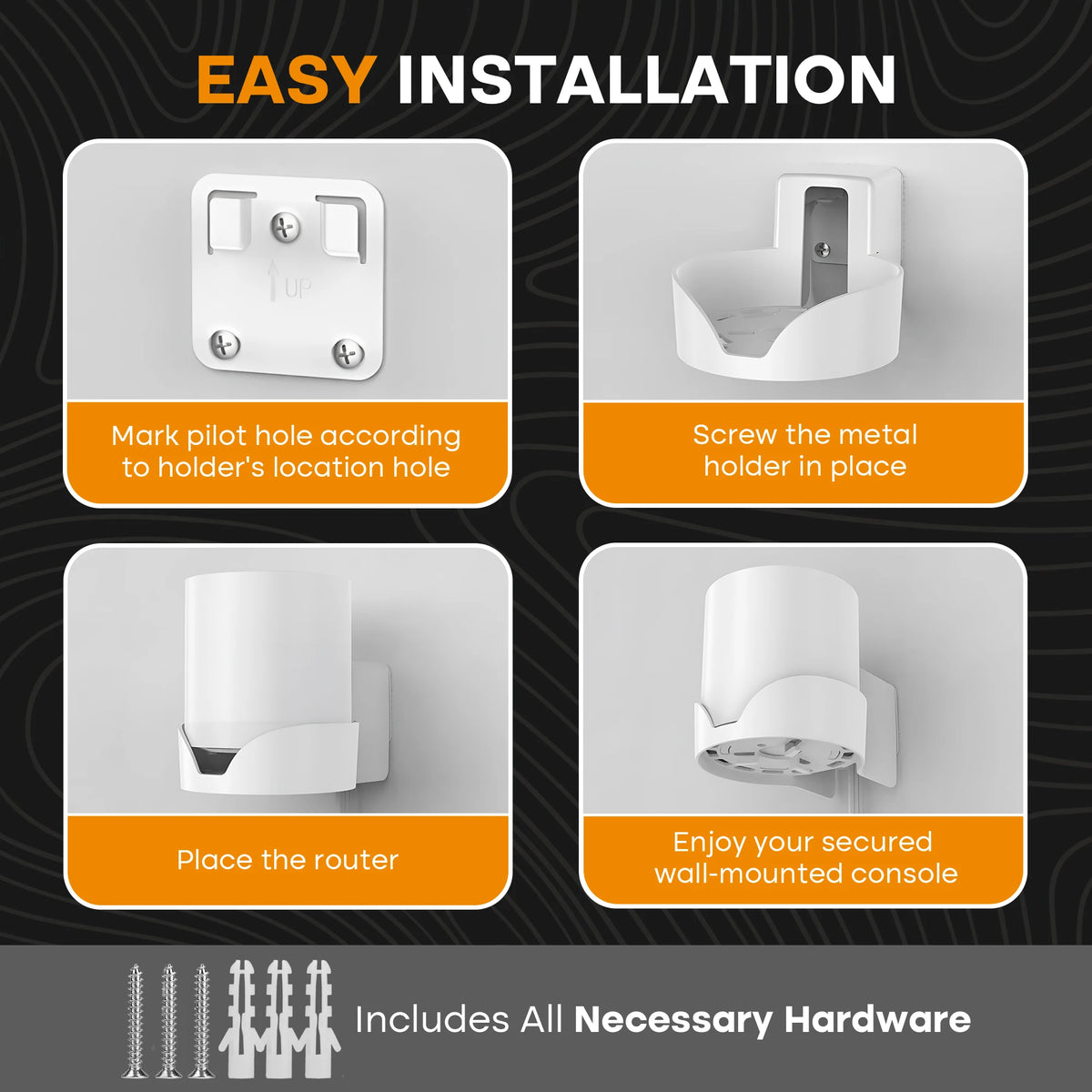 حامل جداري لوحدات TP-Link Deco Mesh Wi-Fi، عبوة من 1–3 قطع