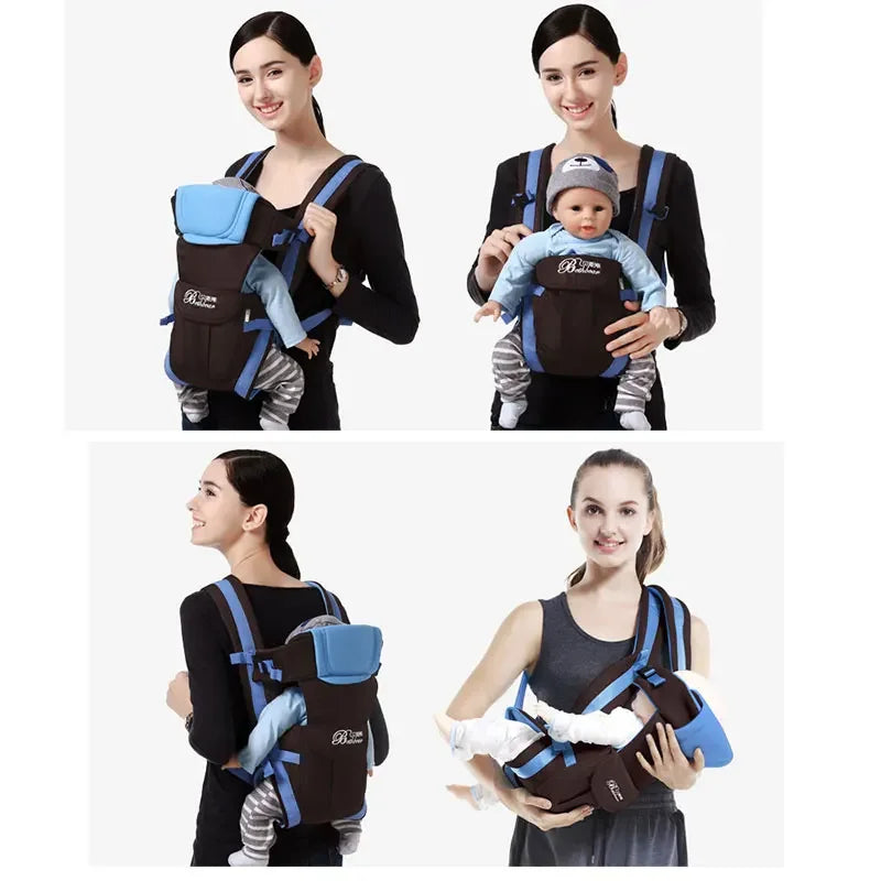 Baby Sling Carrier 4‑in‑1 Ergonomic Baby Backpack