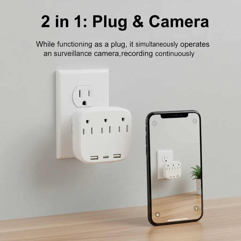 Mini Camera 1080P HD WiFi Remote Viewing, Motion Detection, Recording, Indoor Security Camera, Easy Operation for Home Office