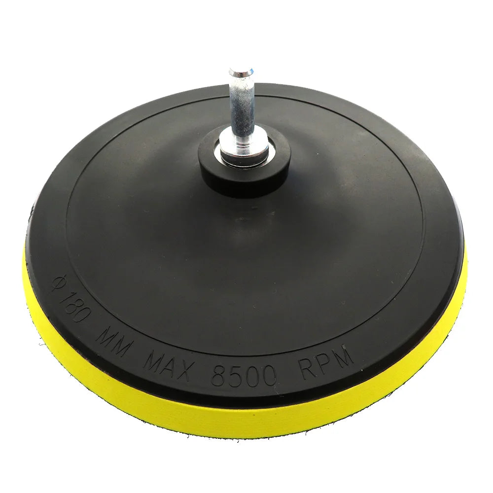 3" 5" 7" 80/125/180mm Polishing Sponge Pad Kit Car Polisher Soft Wave Foam Waffle Pad Car Wash Cleaning Detailing Tool