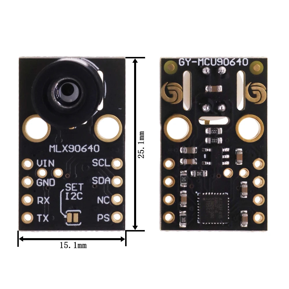 Μονάδα Αισθητήρα Θερμότητας MLX90640 32 x 24 Επιλογές