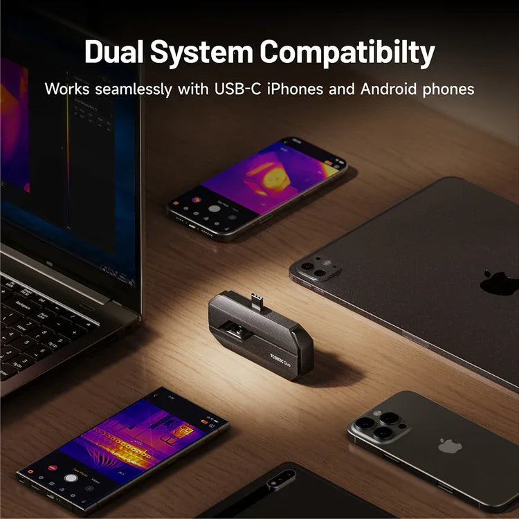 TOPDON TC002C Duo kamera termiczna do iPhone, Android i Windows