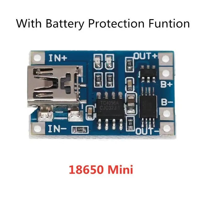 2/5PCS 5V 1A Micro/Type-c/Mini 18650 TP4056 Lithium Battery Charger Module Charging Board With Protection Dual Functions Li-ion