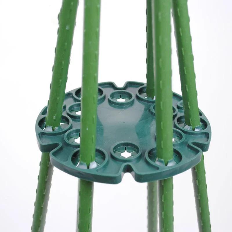 Conector para suporte de plantas de jardim