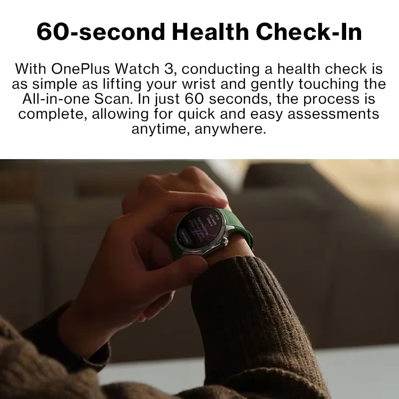 OnePlus Watch 3 Pametni sat s LTPO AMOLED zaslonom