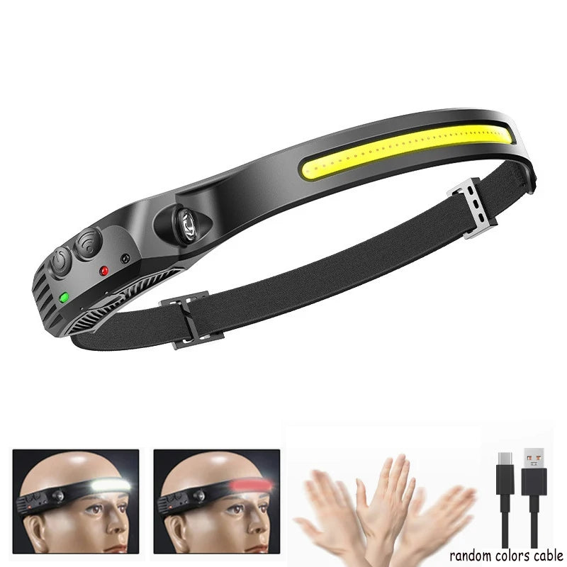 Oplaadbare LED-hoofdlamp en batterij-accessoire-opties